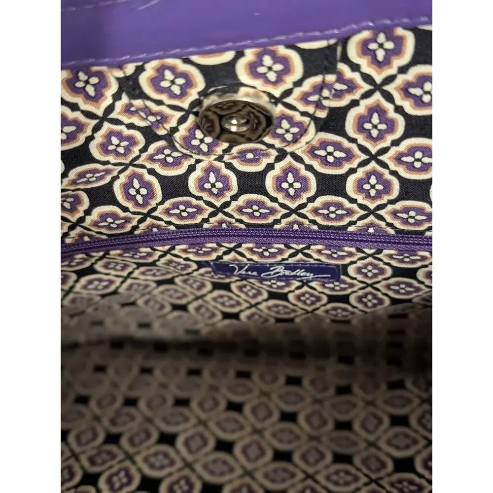 WOMENS VERA BRADLEY SIMPLY VIOLET PAISLEY TOTE